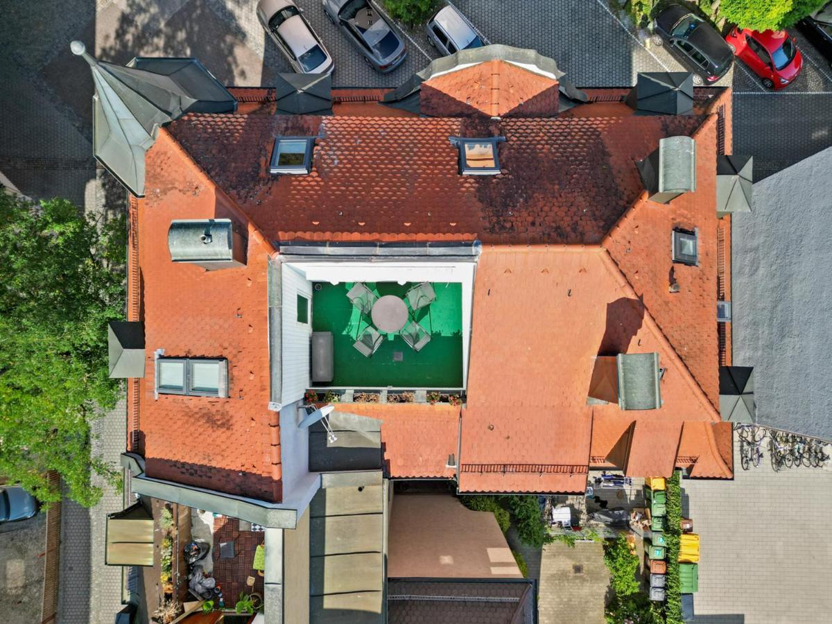 Stilvolle Wohnung: Private Dachterrasse - Zentral Augsbourg Extérieur photo